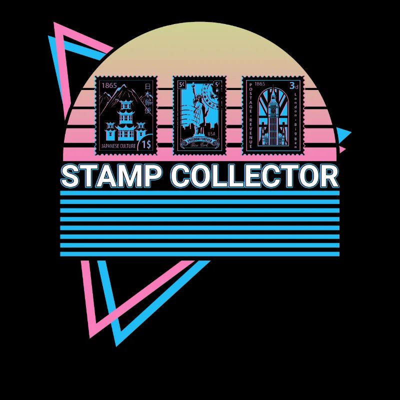 Stamp Collector Retro