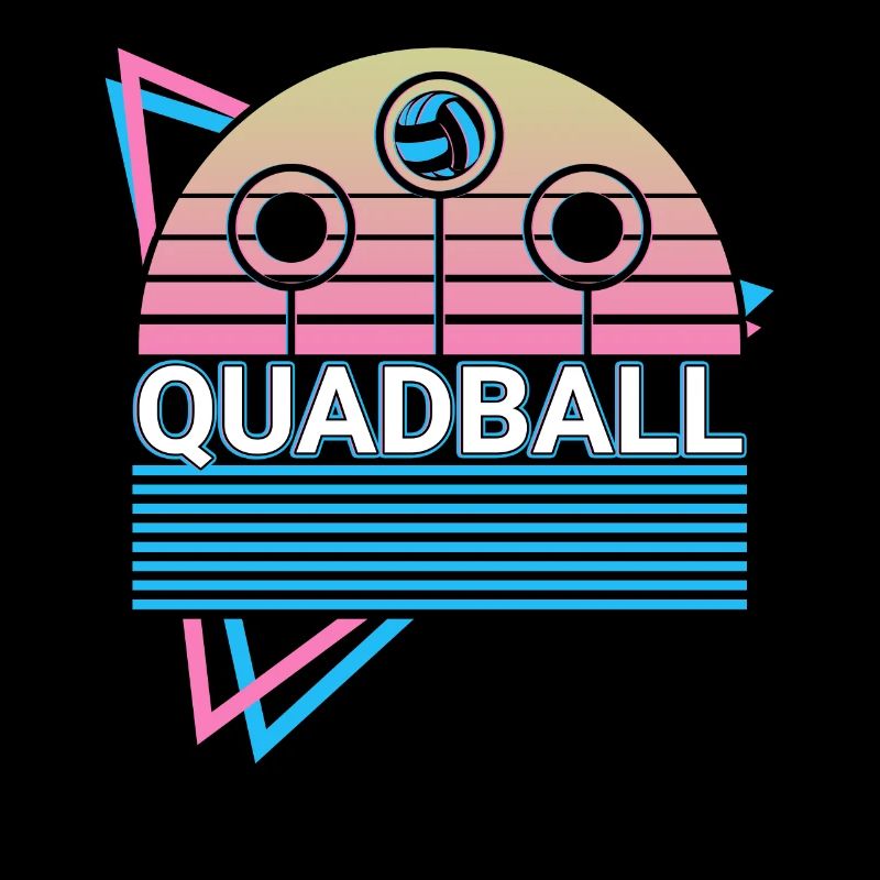 Quadball Player Retro