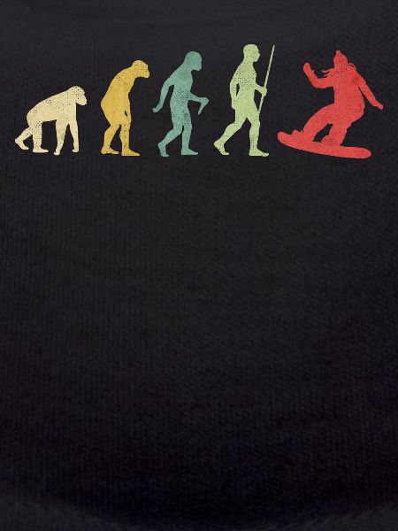 Evolution der Snowboardfrau