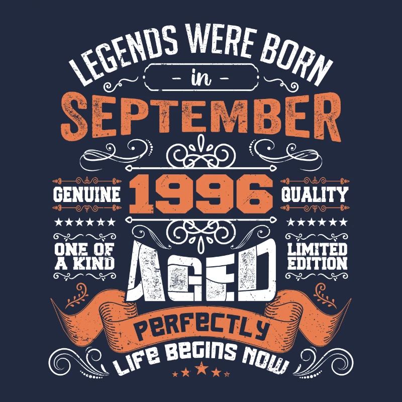 Legenden wurden im September 1996 geboren | Geschenkideen