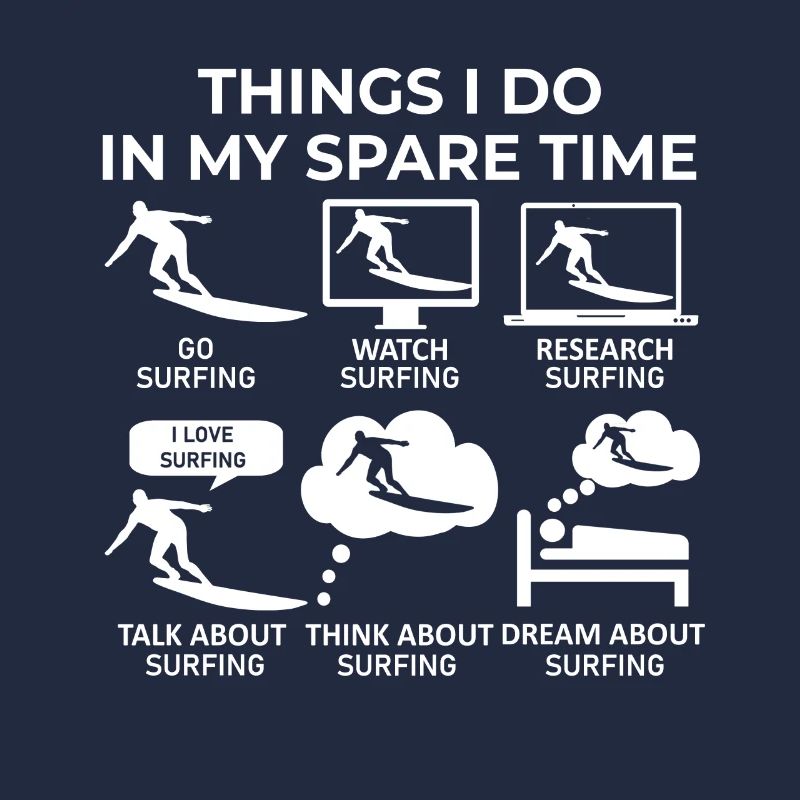 Ce que je fais pendant mon temps libre - Surfer