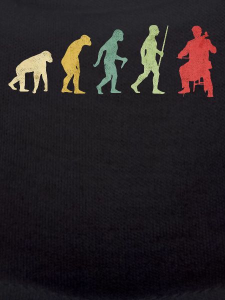 Cello Playing Man Evolution