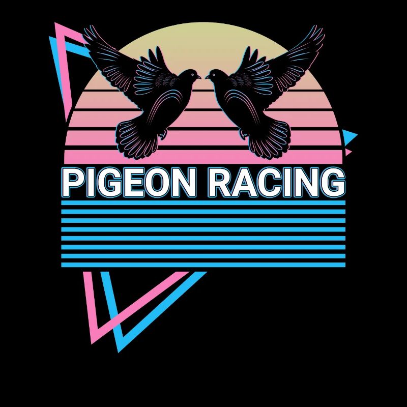 Pigeon racing retro