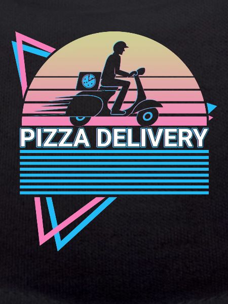 Pizza delivery retro