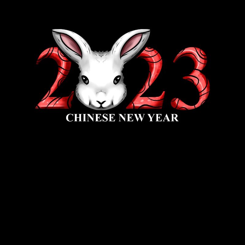 Logo du lapin 2023 - Nouvel An chinois