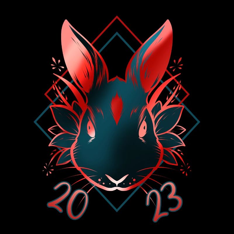 Red Rabbit For 2023 Chinese New Year