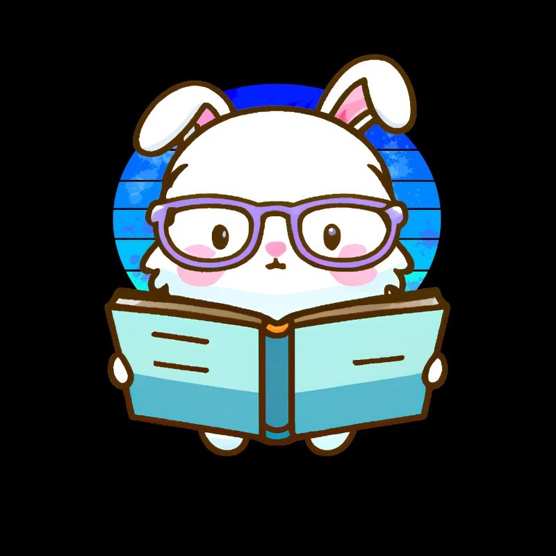 Lapin rat de bibliothèque