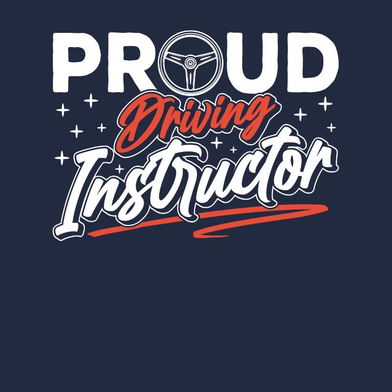 Fier instructeur de conduite leçon de conduite profession d’école de conduite