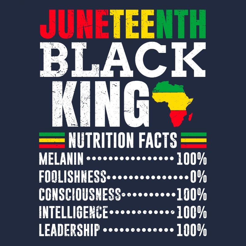 Juneteenth Black History Black King Afrika