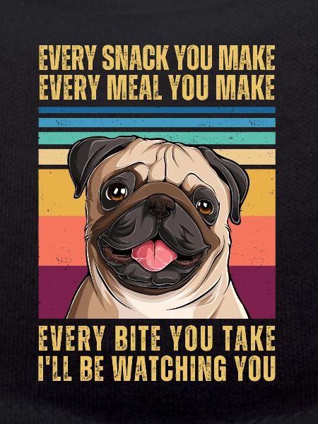 Watching Pug