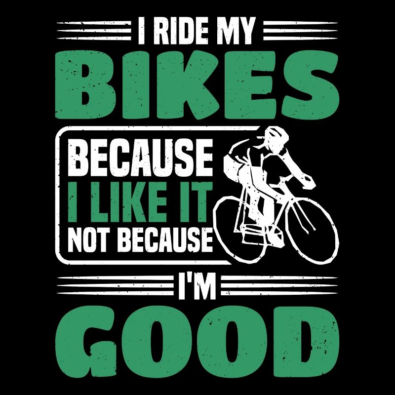 Je fais du vélo parce que ça me donne