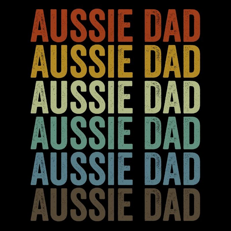 Aussie Dad Australian Shepherd Dog Hundeliebhaber