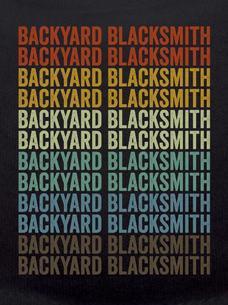 Backyard Blacksmithing Blacksmithing