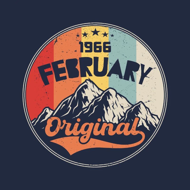 Février Né(e) en 1966 | Cadeau D'anniversaire
