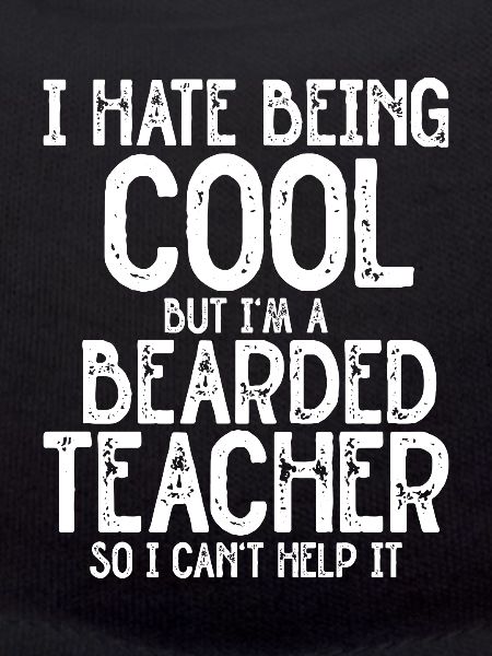 Bearded teacher