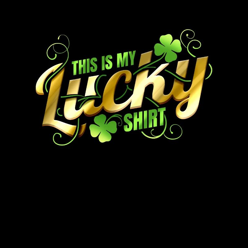 C’est ma chemise porte-bonheur pour la Saint-Patrick