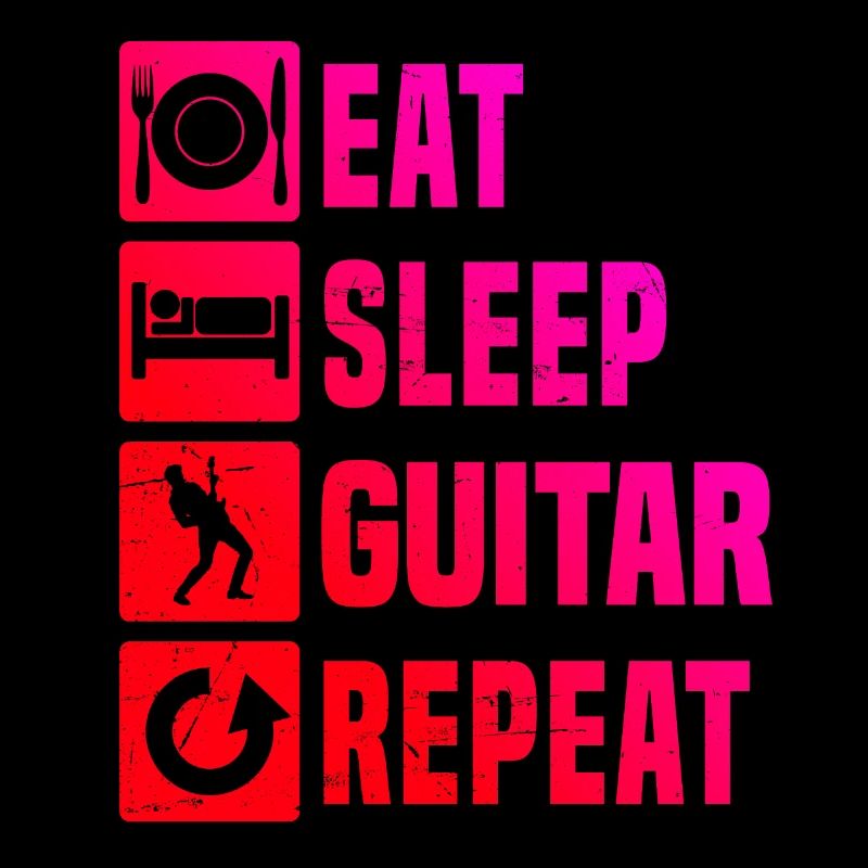 Guitariste électrique pour hommes
