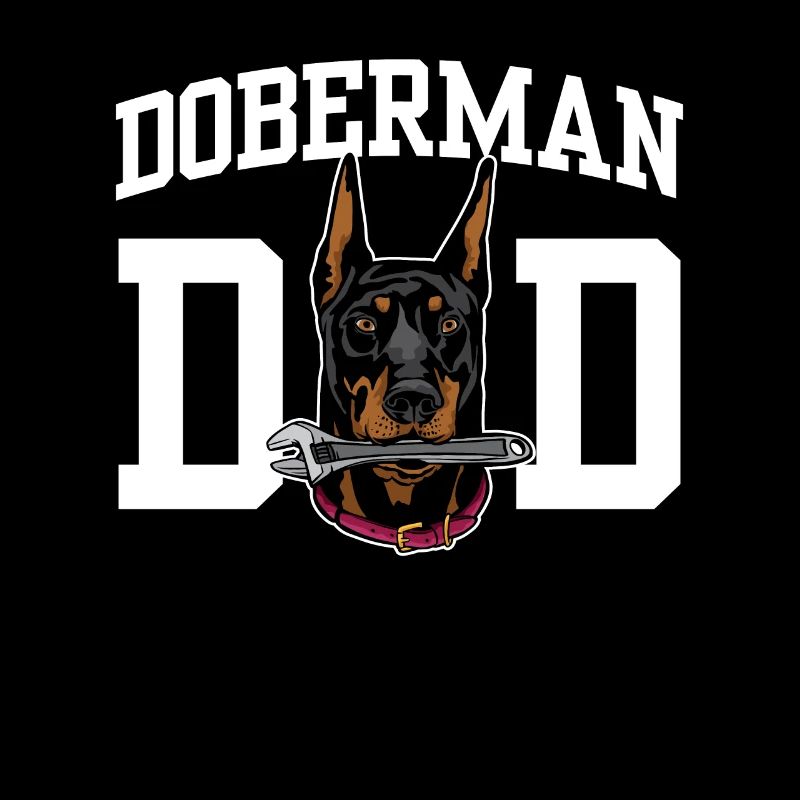 Doberman Papa Doberman Doberman Chiens