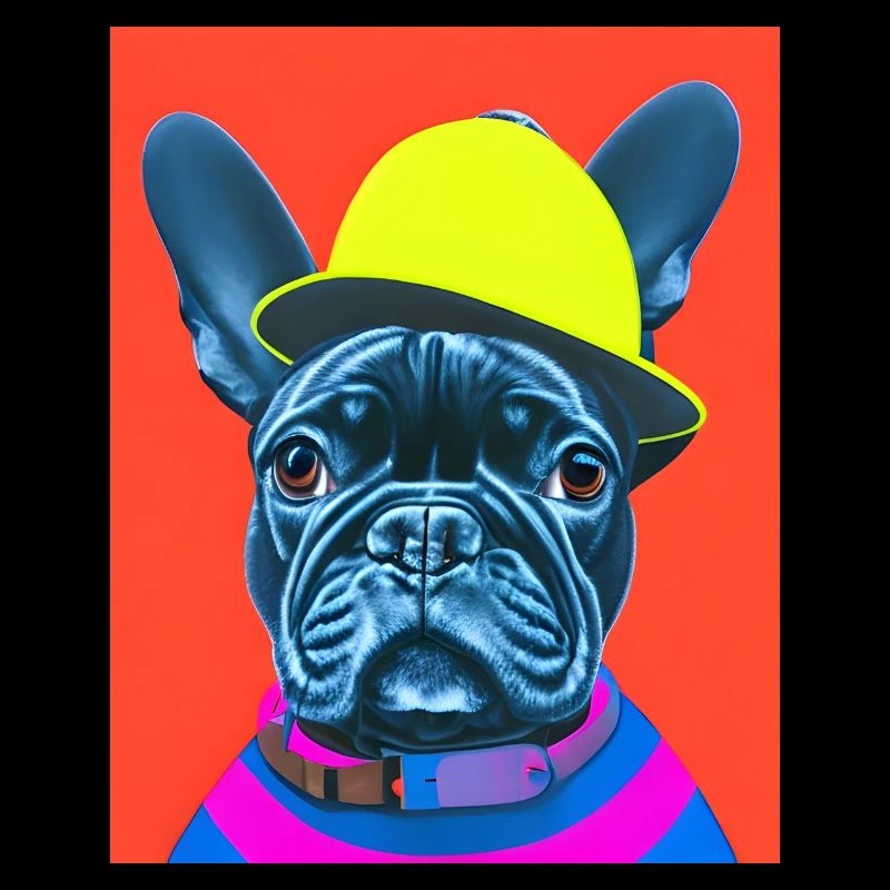 Bouledogue Français mignon et stylé