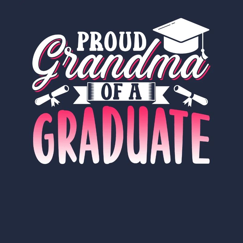 Stolze Großmutter Eines Absolventen Absolvent