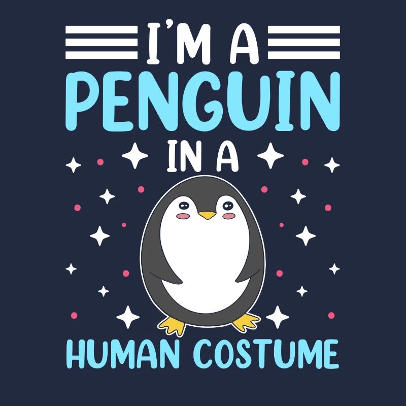 Ich Bin Ein Pinguin In Einem Menschlichen Kostüm