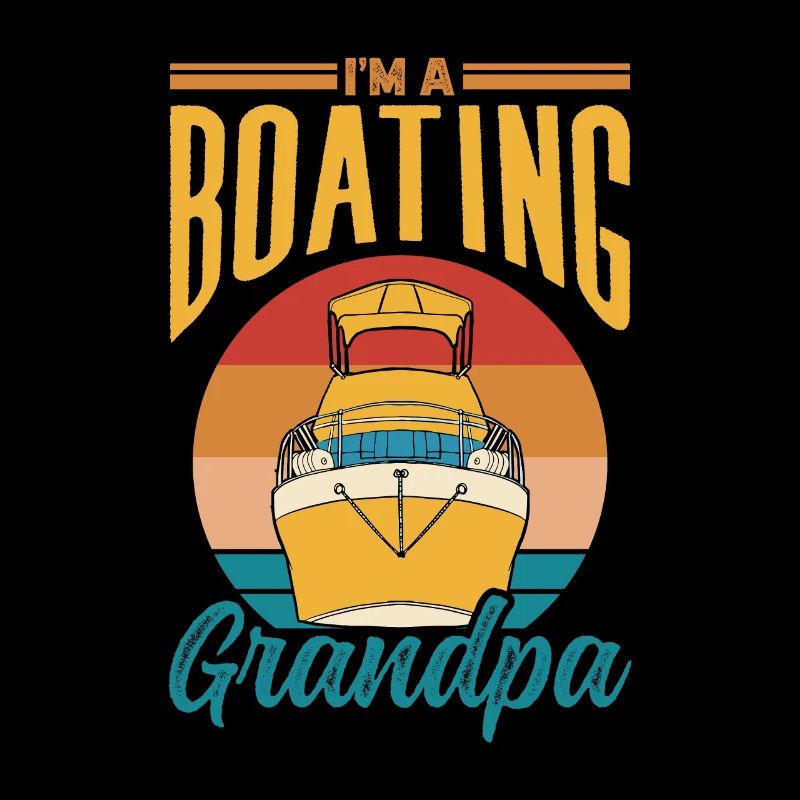 Ich Bin Ein Bootfahrender Opa Bootfahren Boot