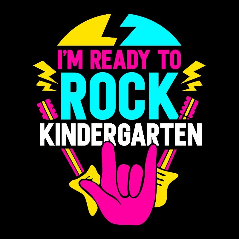 Ich Bin Bereit Den Kindergarten Zu Rocken Kinder