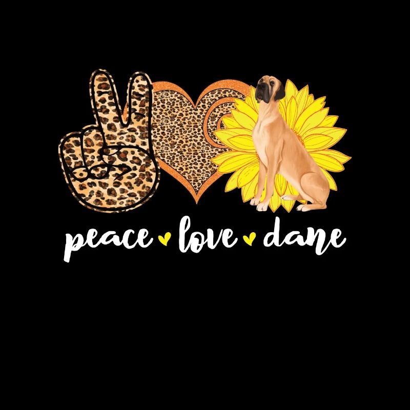Great Dane Mom Sunflower Dane Lovers