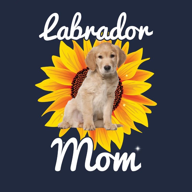 Mutter Sunflower Labrador Retriever Hund