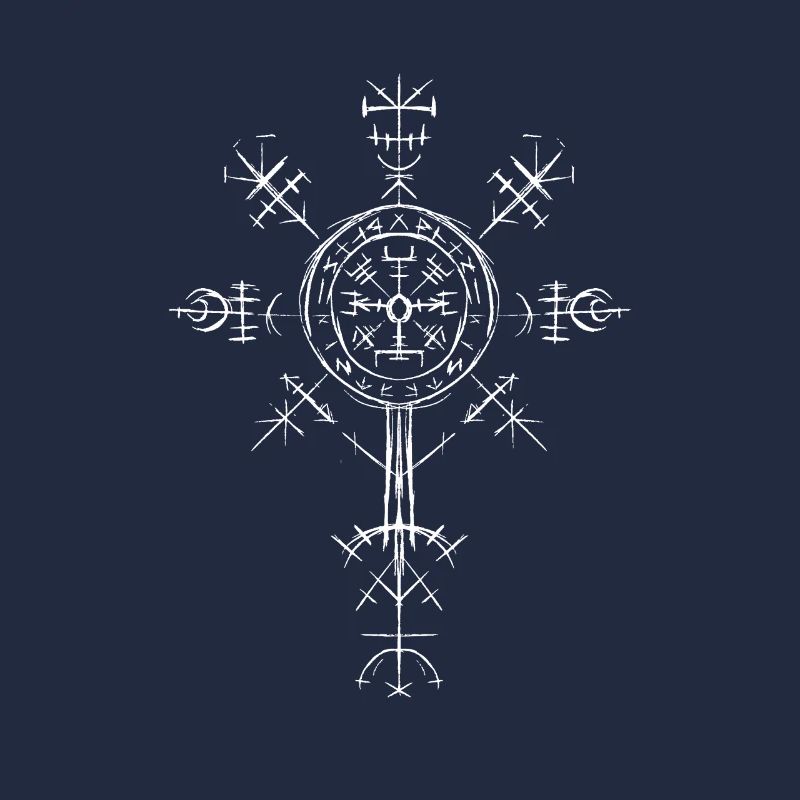 Celtic Vikinger Vegvisir compass Vikings