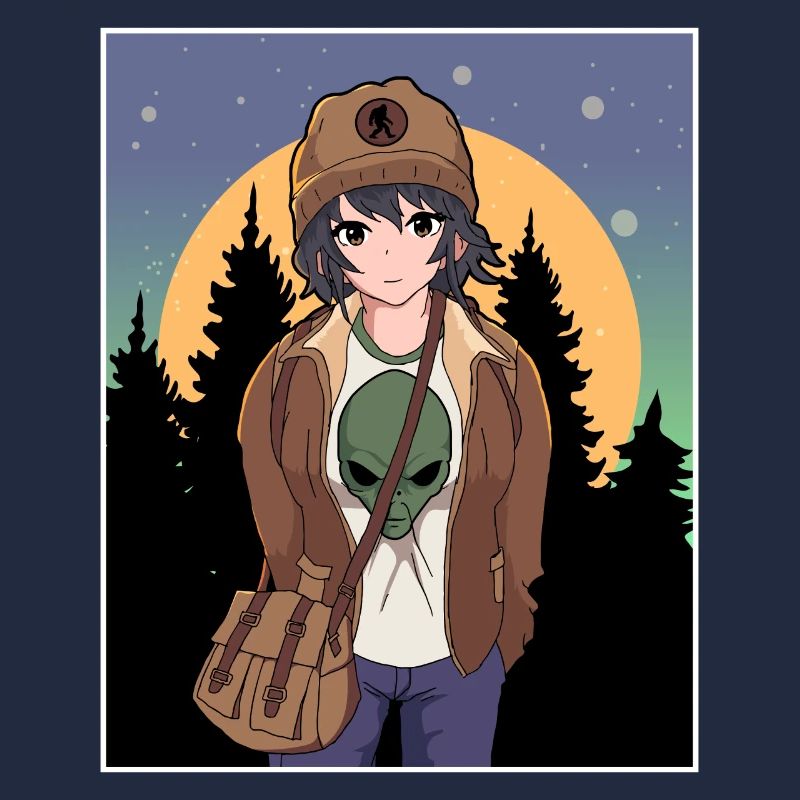 Cryptidcore Esthétique Anime Fille Cryptid
