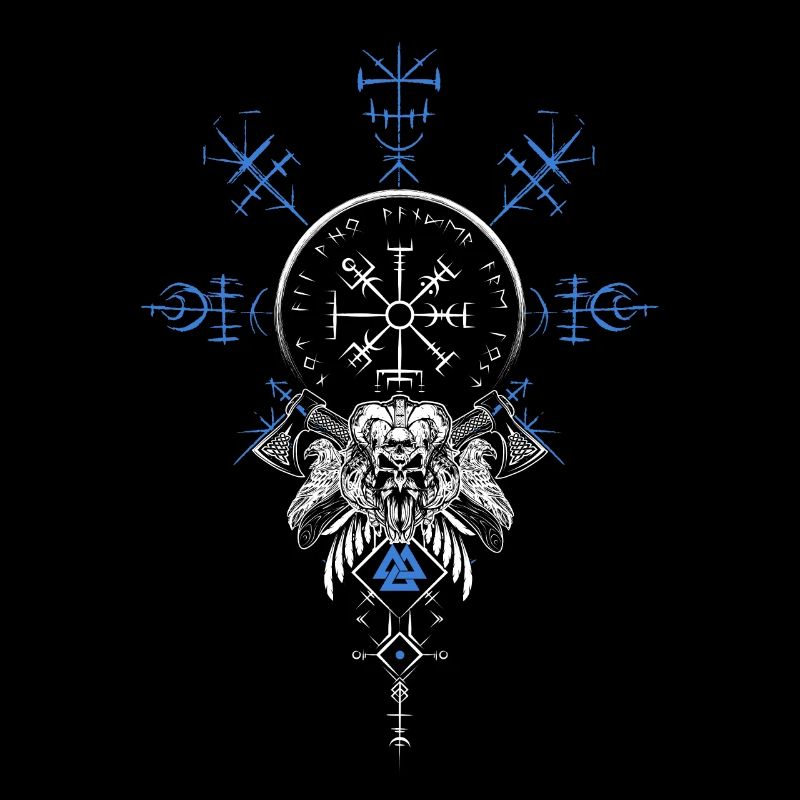 Celtic Vikinger Vegvisir compas Vikings