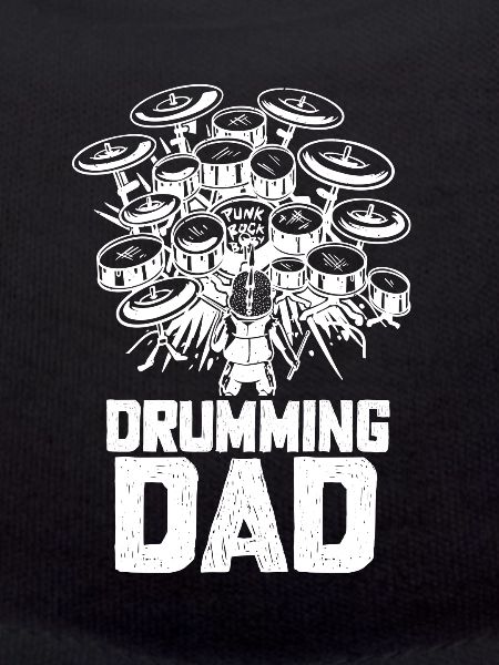 Drummer father drums