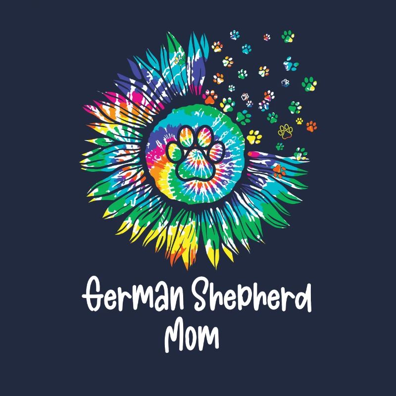 German Shepherd Sunflower Mom