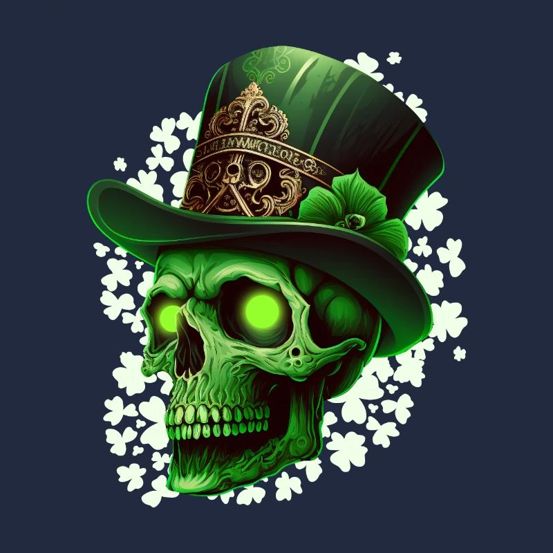 St. Patrick's Day Irish Skeleton Leprechaun