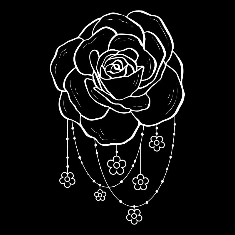 Rose esthétique bohème