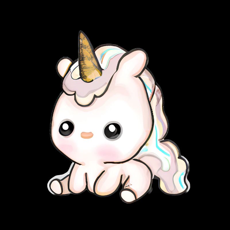 Mignon bébé licorne