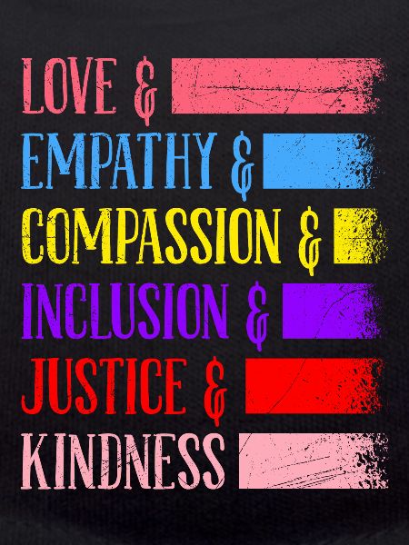 Inclusion, Equality, Kindness, Acceptance