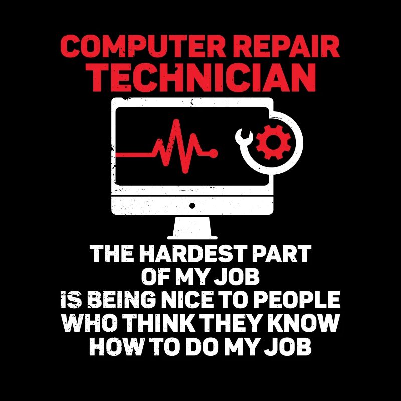 Computerreparaturtechnologie -Support -Technologie