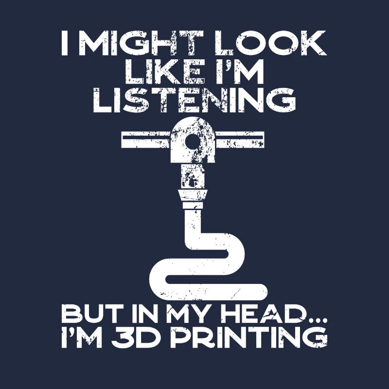 3D printer lover who prints filament nerdy