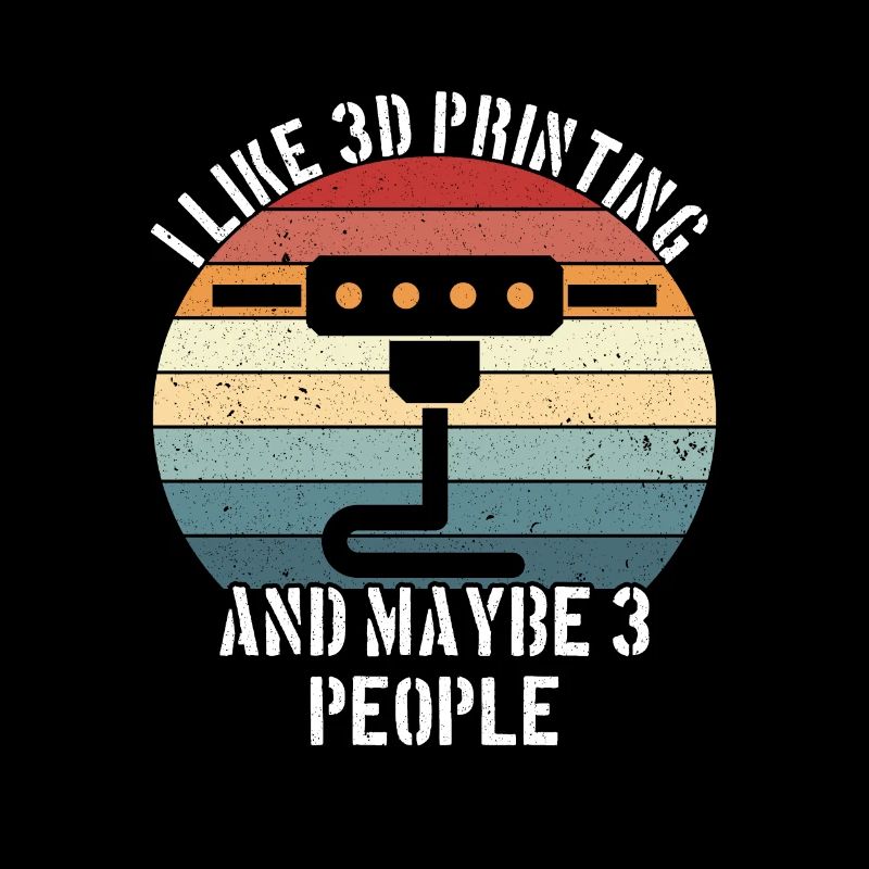 3D printer lover who prints filament nerdy