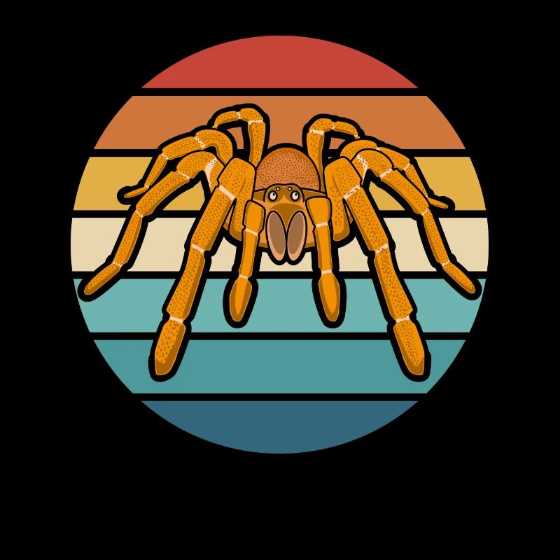Retro 70s 80s tarantula spider lovers