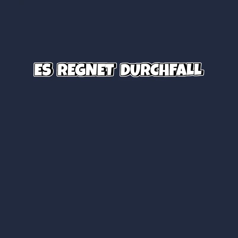 Es regnet Durchfall