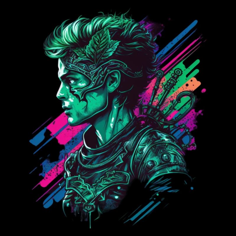 Cadeau synthwave de la Saint-Patrick