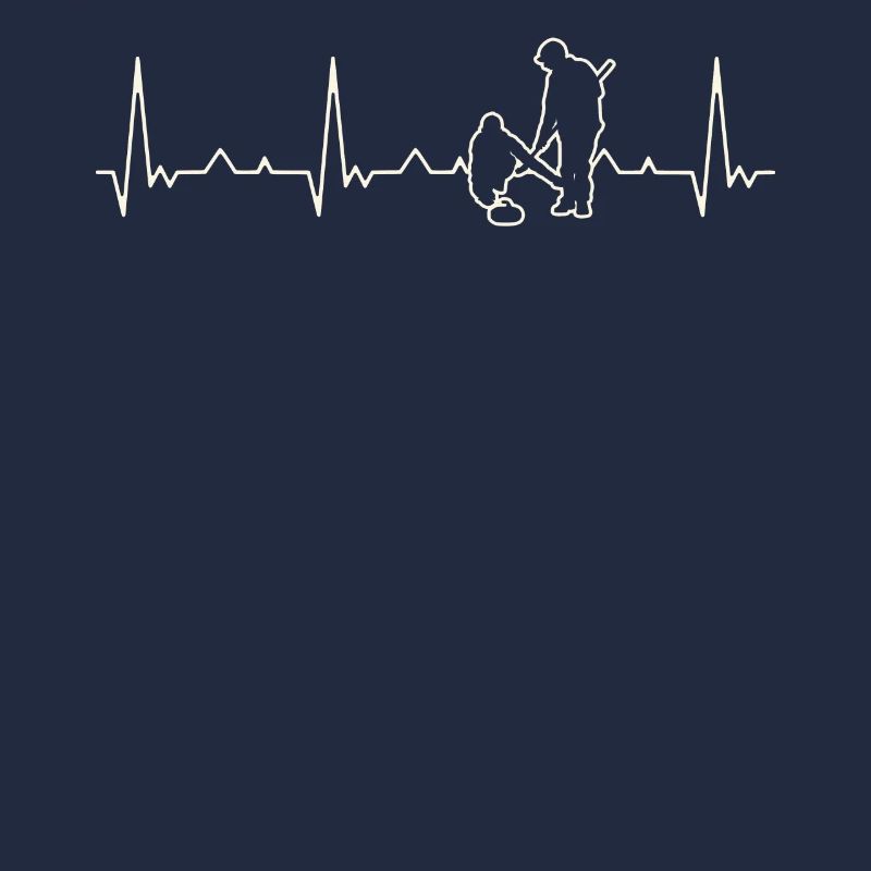 Lockenspiele auf Eis. Herz. Liebe. Ekg. Impuls.