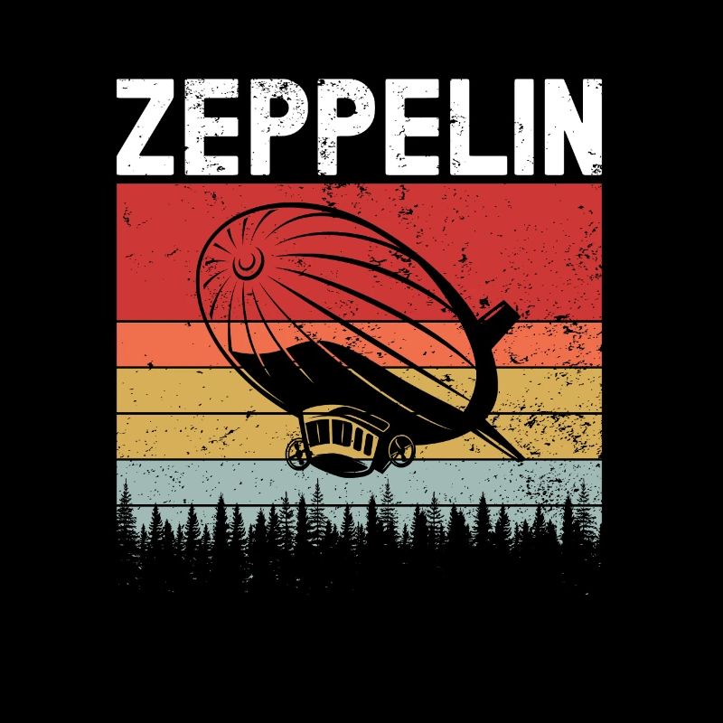 Zeppelin Avion Dirigeable Aviation guidée
