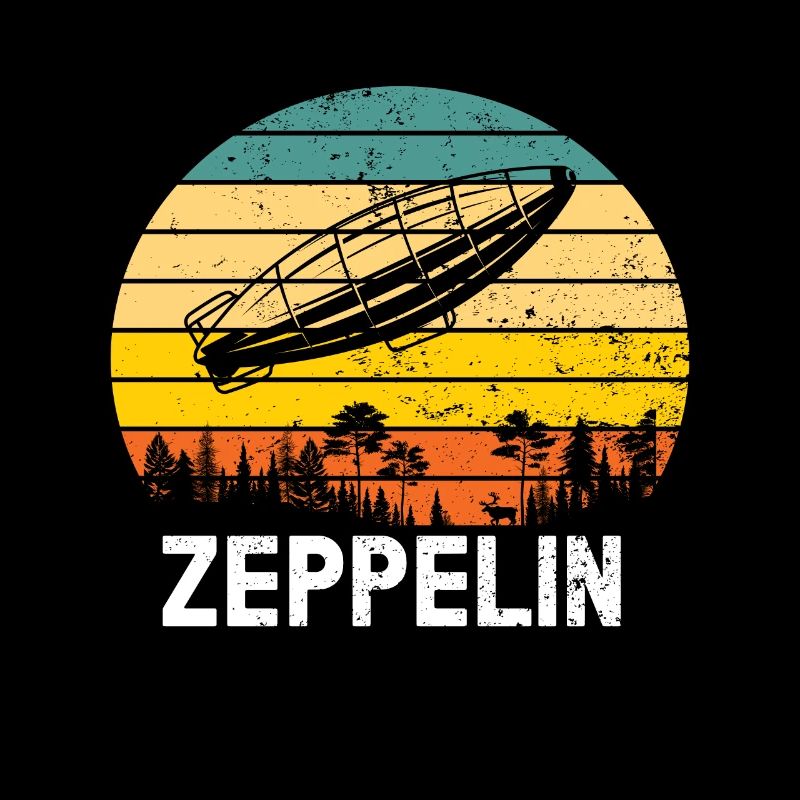 Zeppelin Avion Dirigeable Aviation guidée