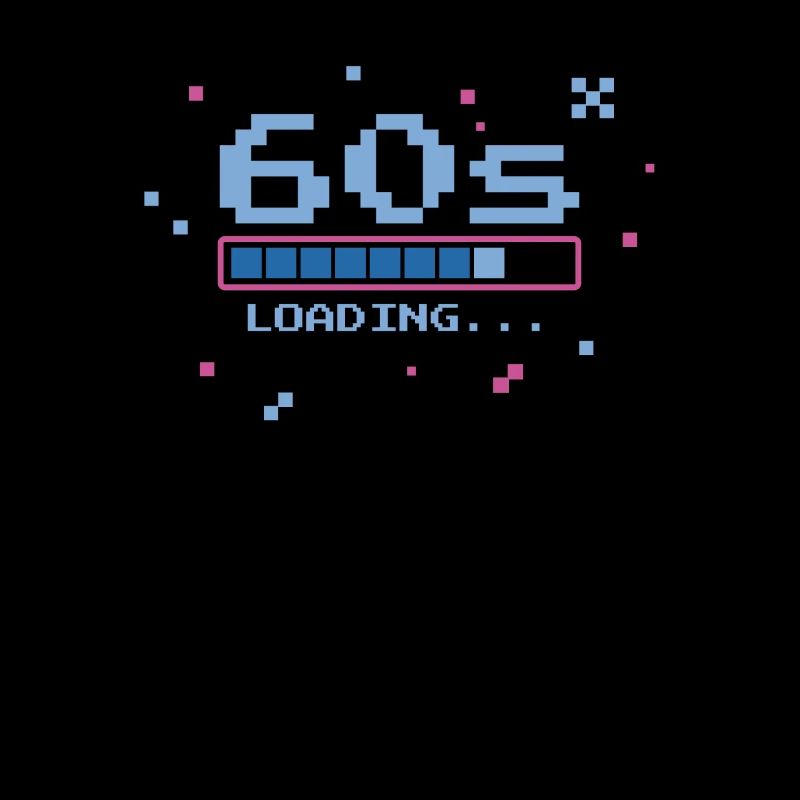 60th Birthday 60 Years 60s Loading Bar Gaming