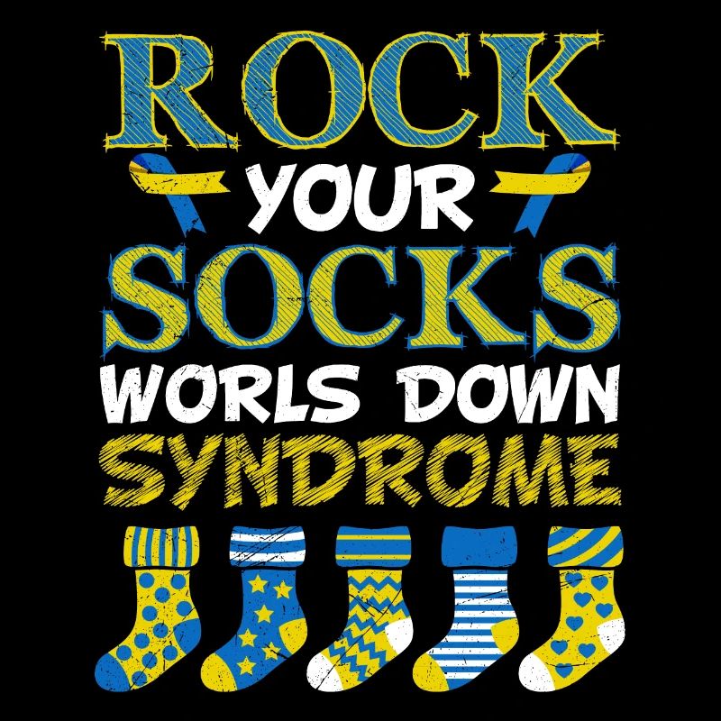 Rock your Socks Welt Down Syndrom Tag Awareness