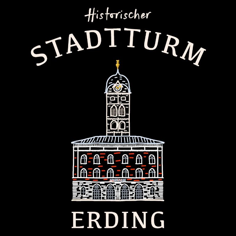 Erding kultiger Stadtturm, Bavière, Allemagne